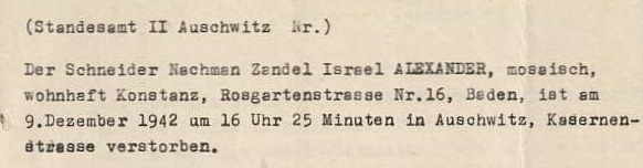 ALEXANDER_Albert_in_Auschwitz_gestorben